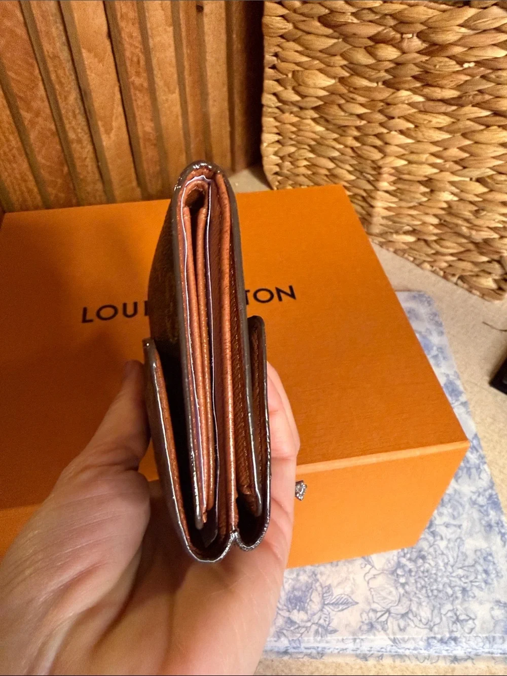 Louis Vuitton Brown Monogram Canvas Compact Wallet - Picture 3 of 9
